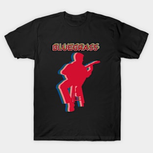 bluegrass  music lover 90s  designs  vintage retro gift 2024 T-Shirt